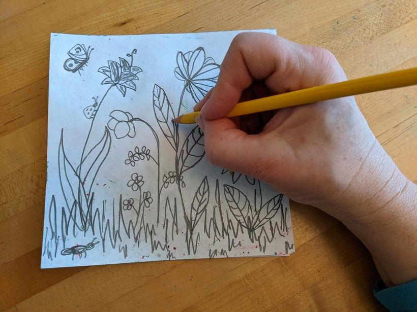 Oil Pastel Transfer Drawings Brandywine Conservancy and Museum of Art